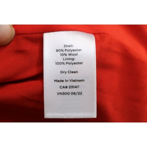 Talbots Wool Blend Red Plaid Jacket-Size Small-Preppy - Picture 9 of 13